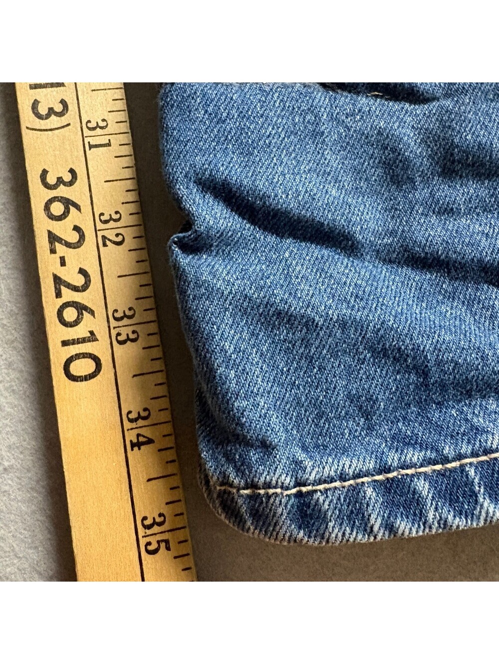 Zara Wide Leg Jeans Womens Size 8 Blue Denim High Rise 100% Cotton - Picture 5 of 13